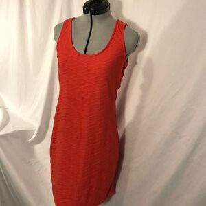 Coral sleeveless dress size M